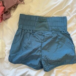 Free People Teal Athletic Shorts